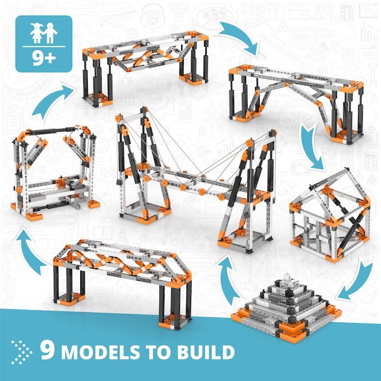 Engino: Structures Kit – Build Bridges & Buildings – STEM Engineering - Image 2
