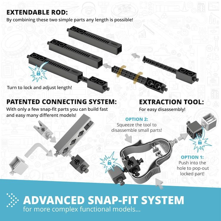 Engino: Structures Kit – Build Bridges & Buildings – STEM Engineering - Image 8
