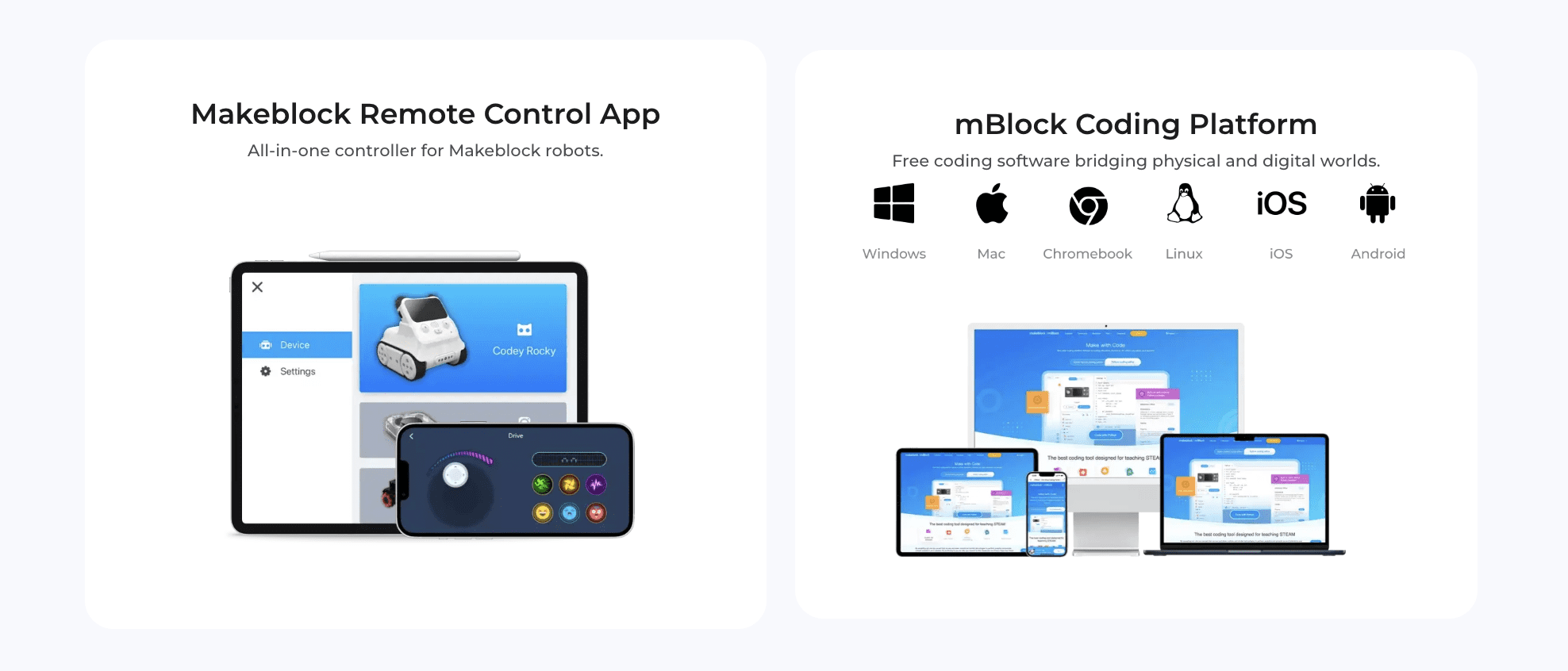 Codey Rocky software and coding platform overview