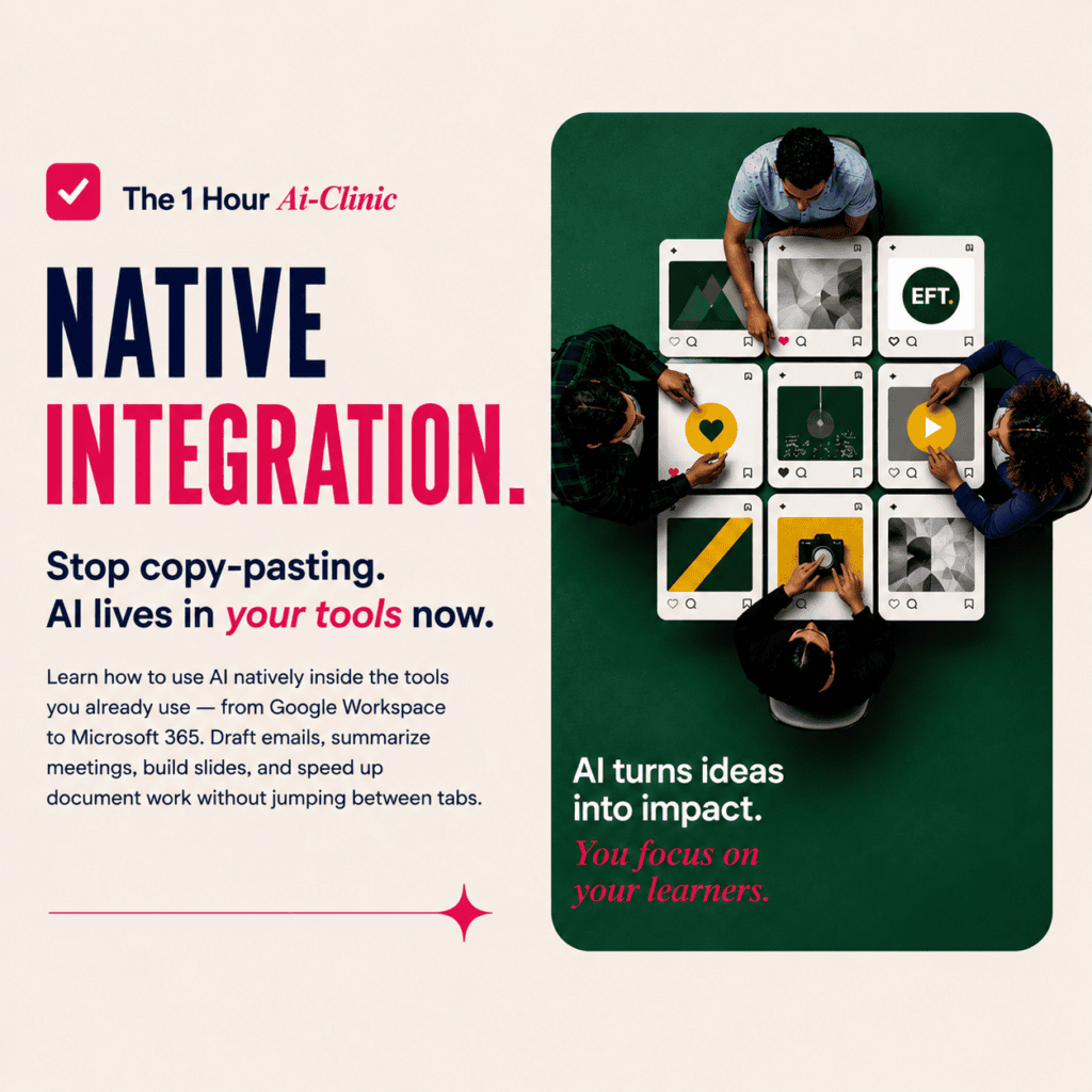 Native AI Integration for Teachers workshop