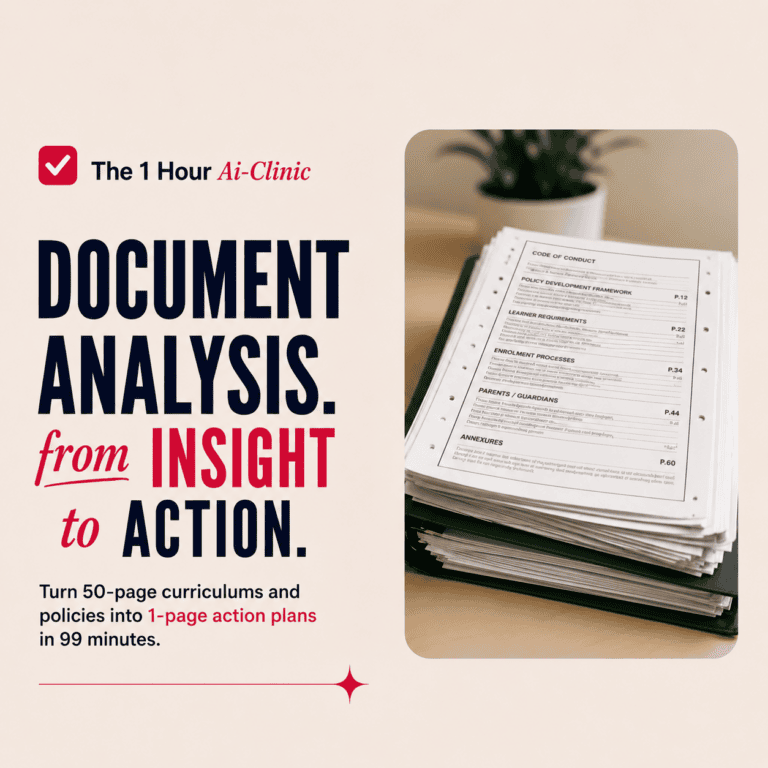AI Document Analysis Workshop for Teachers