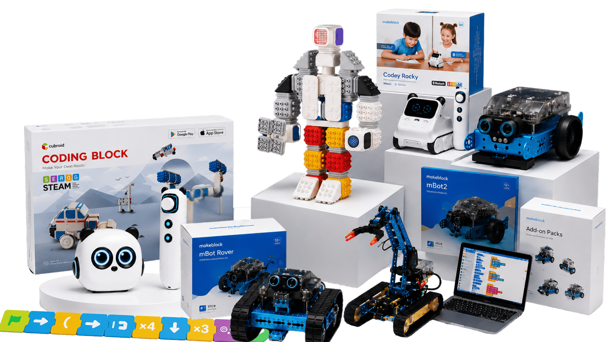Coding and robotics for schools — learners building robotics kits with Support Your School