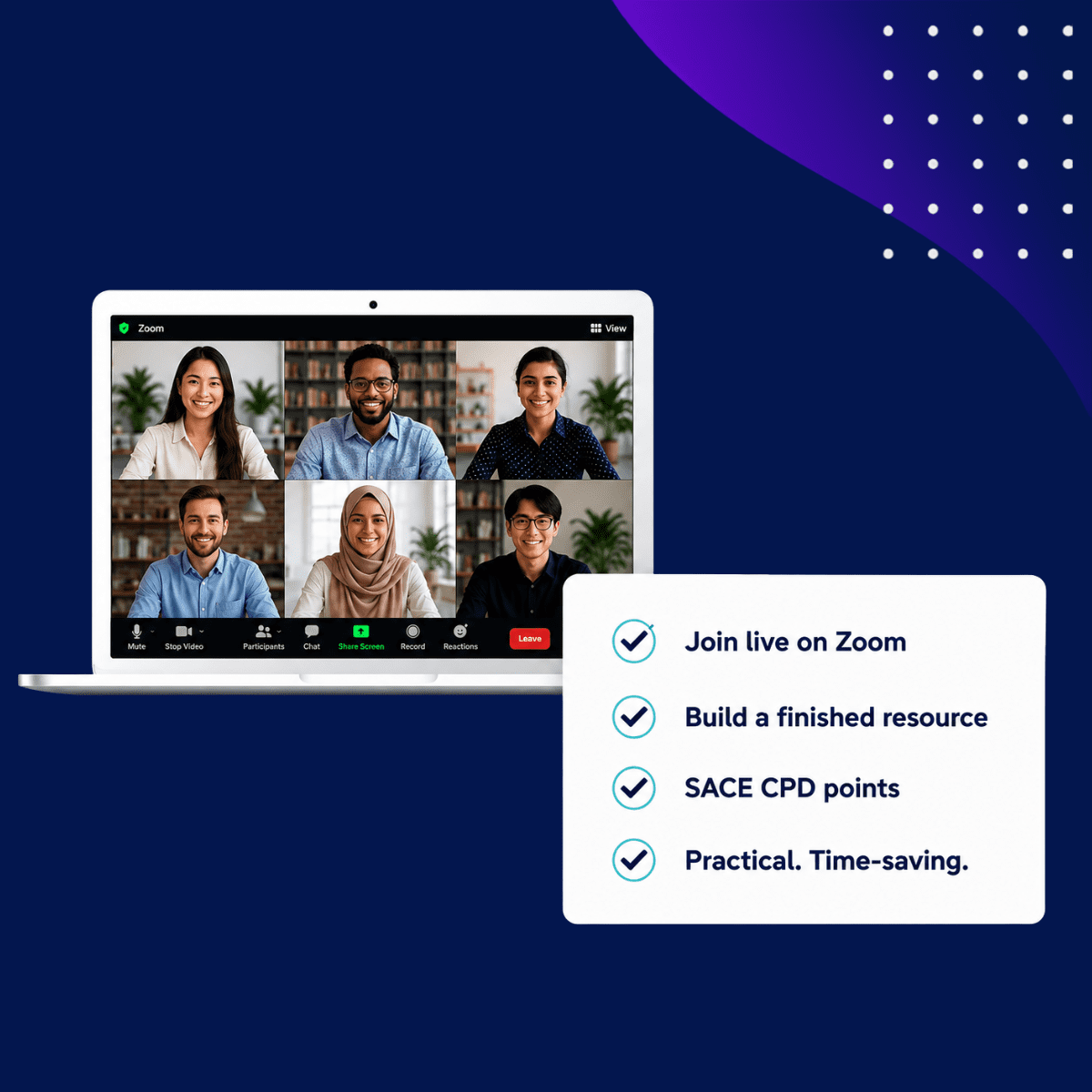 Pre-recorded workshop session with teachers