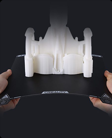 Model printed outdoors demonstrating K1C accessory filament